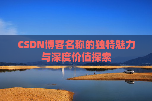 CSDN博客名称的独特魅力与深度价值探索